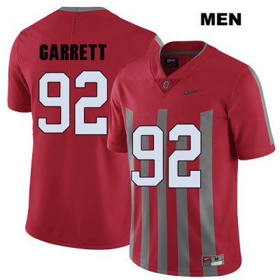 Men's NCAA Ohio State Buckeyes Haskell Garrett #92 College Stitched Elite Authentic Nike Red Football Jersey YH20D73FU